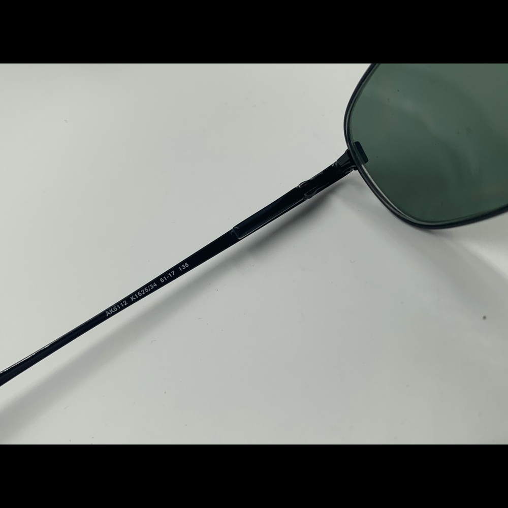 Anne Klein 6112 Black Oval Sunglasses Frames - Picture 7 of 7